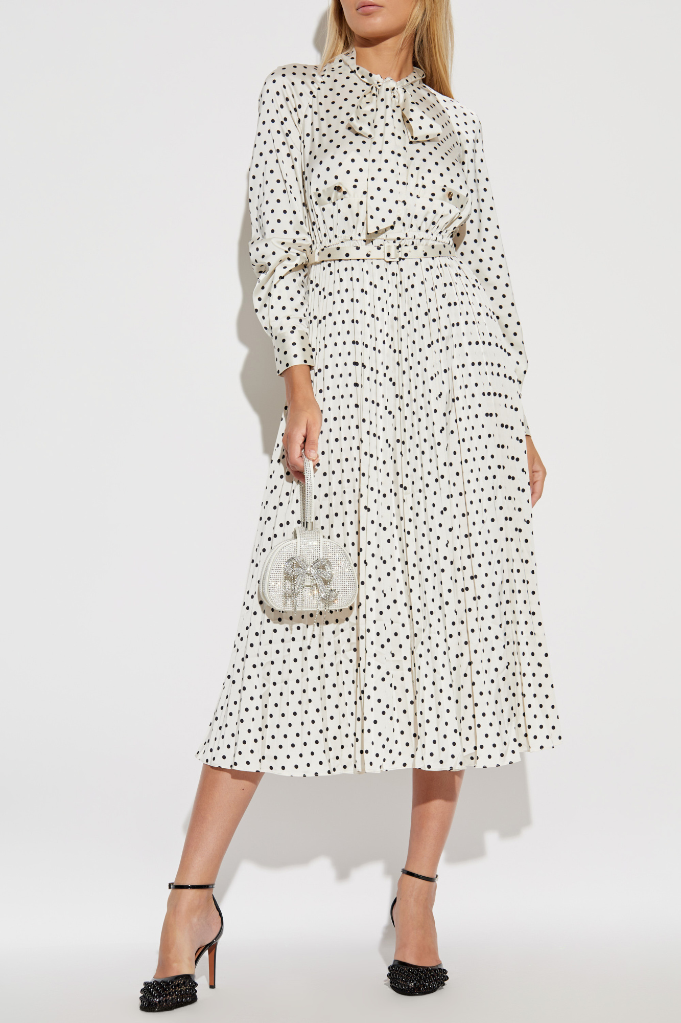 ★NOFFICIALNOFFICE★ROSE POINT LETTERING DRESS WHITE★正規品 ROSE POINT LETTERING DRESS WHITE - 감도 깊은 취향 셀렉트샵 29CM